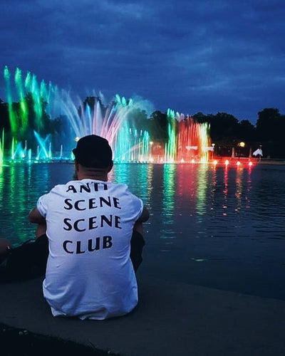 Scene Club black font