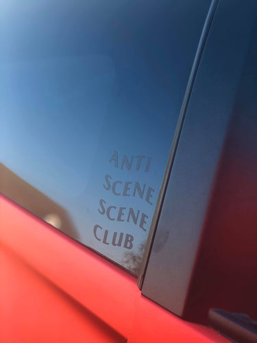 Anti scene sticker